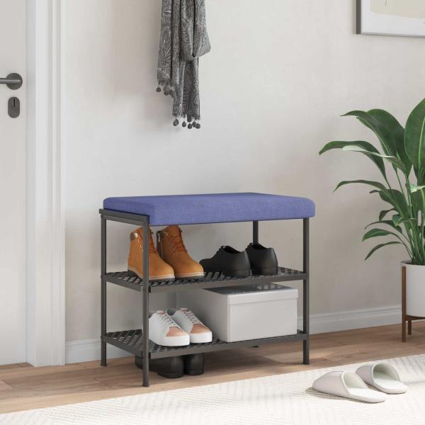 ARDEBO.de - Bankkissen Stoff Jeans blau Tiefe 35 cm