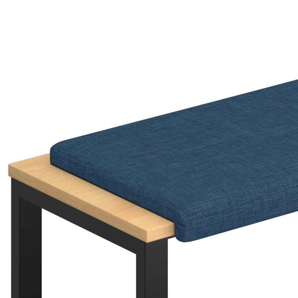Bankkissen Stoff Blau Tiefe 35 cm