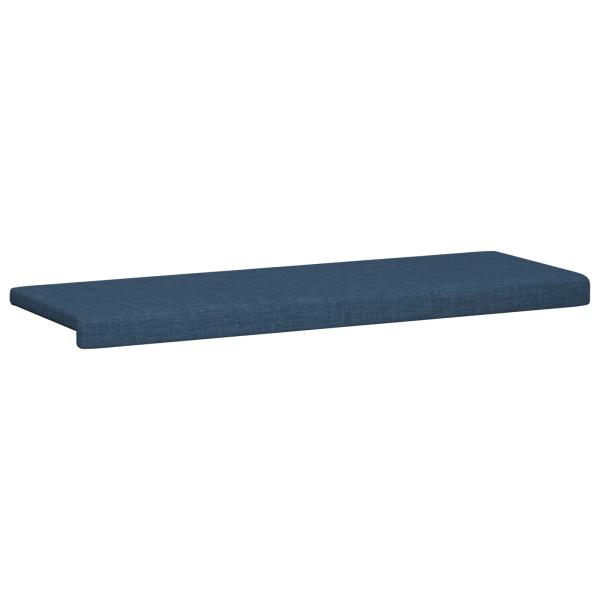 Bankkissen Stoff Blau Tiefe 35 cm