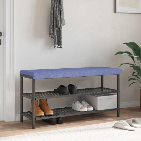 ARDEBO.de - Bankkissen Stoff Jeans blau Tiefe 35 cm