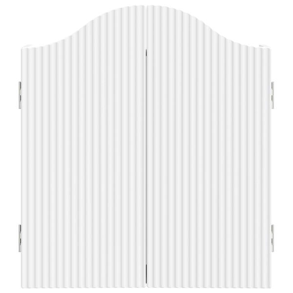Dartboard Schrank Wei? 56 x 12 x 63 cm Holzwerkstoff
