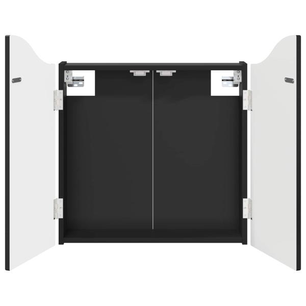 Dartboard Schrank Schwarz 56 x 12 x 63 cm Holzwerkstoff