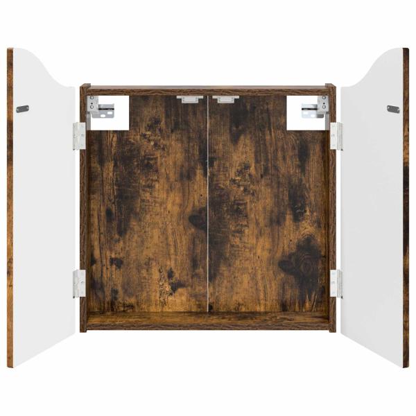 Dartboard Schrank R?uchereiche 56 x 12 x 63 cm Holzwerkstoff