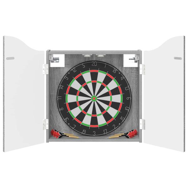 Dartboard Schrank Sonoma-Grau 56 x 12 x 63 cm Holzwerkstoff