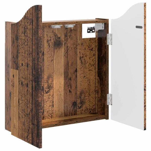 Dartboard Schrank Altholz 56 x 12 x 63 cm Holzwerkstoff