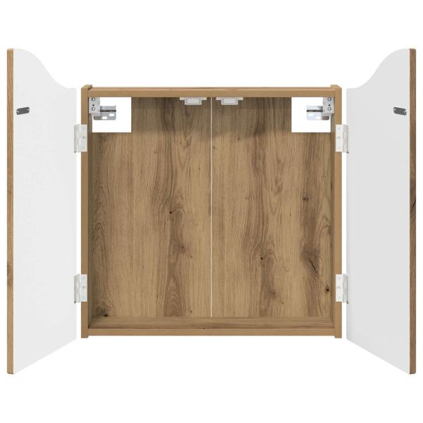 Dartboard Schrank Artisan-Eiche 56 x 12 x 63 cm Holzwerkstoff