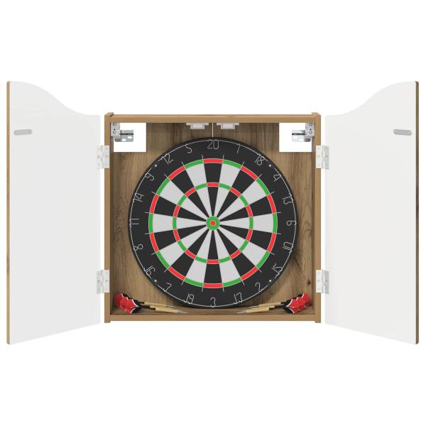 Dartboard Schrank Artisan-Eiche 56 x 12 x 63 cm Holzwerkstoff
