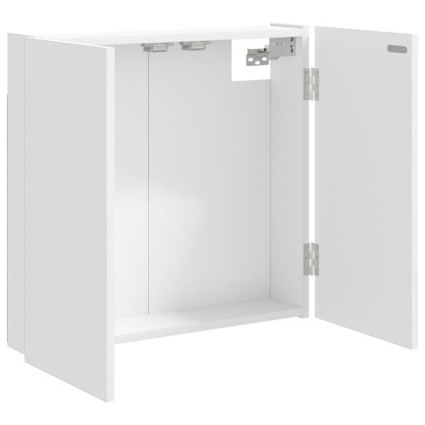 Dartboard Schrank Wei? 56 x 12 x 53,5 cm Holzwerkstoff