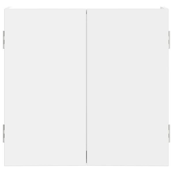 Dartboard Schrank Wei? 56 x 12 x 53,5 cm Holzwerkstoff