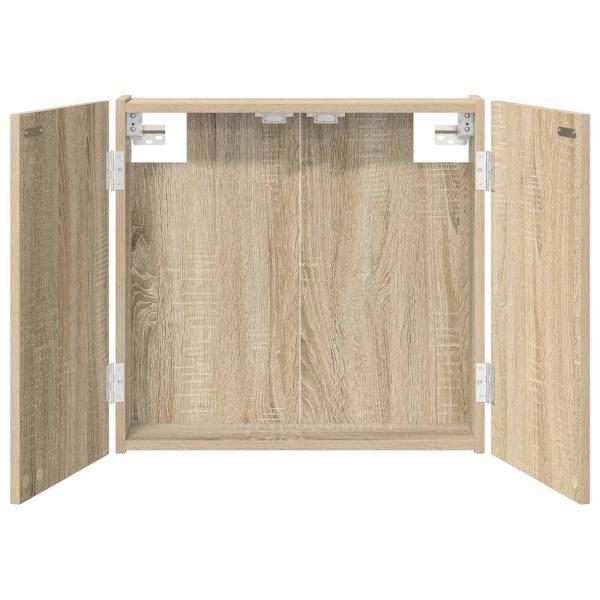 Dartboard Schrank Sonoma-Eiche 56 x 12 x 53,5 cm Holzwerkstoff