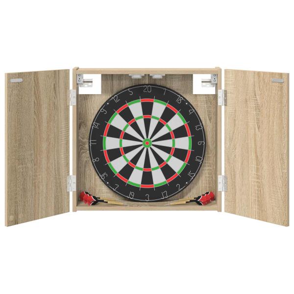 Dartboard Schrank Sonoma-Eiche 56 x 12 x 53,5 cm Holzwerkstoff