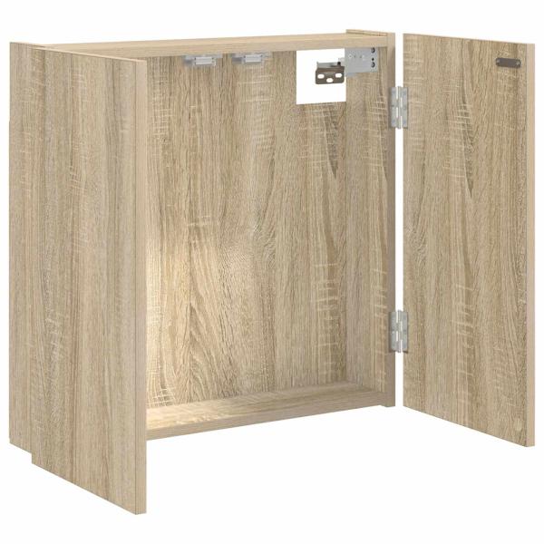 Dartboard Schrank Sonoma-Eiche 56 x 12 x 53,5 cm Holzwerkstoff