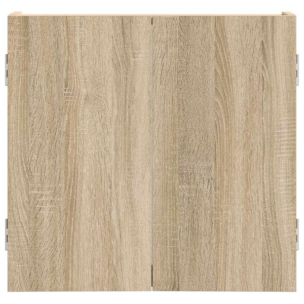 Dartboard Schrank Sonoma-Eiche 56 x 12 x 53,5 cm Holzwerkstoff