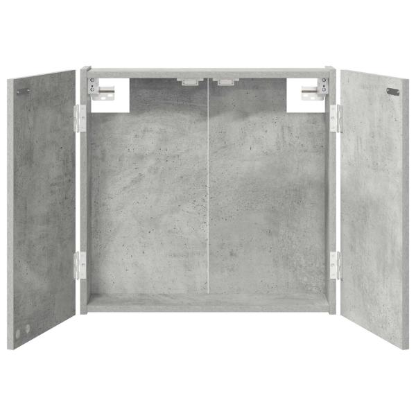 Dartboard Schrank Betongrau 56 x 12 x 53,5 cm Holzwerkstoff