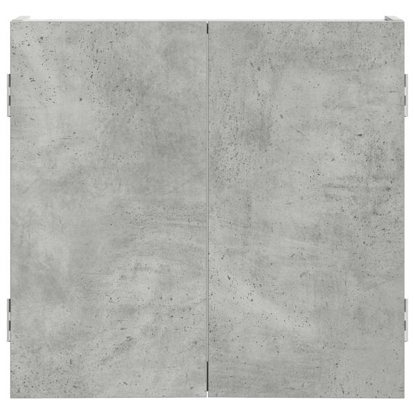 Dartboard Schrank Betongrau 56 x 12 x 53,5 cm Holzwerkstoff