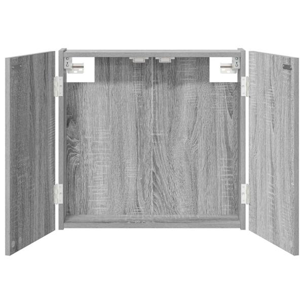 Dartboard Schrank Sonoma-Grau 56 x 12 x 53,5 cm Holzwerkstoff