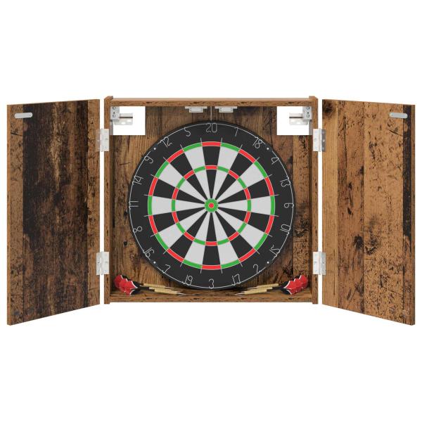 Dartboard Schrank Altholz 56 x 12 x 53,5 cm Holzwerkstoff