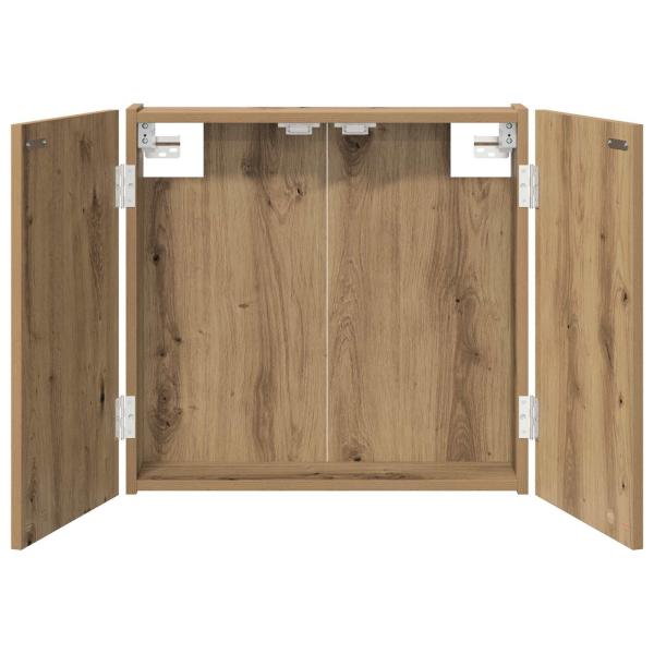 Dartboard Schrank Artisan-Eiche 56 x 12 x 53,5 cm Holzwerkstoff