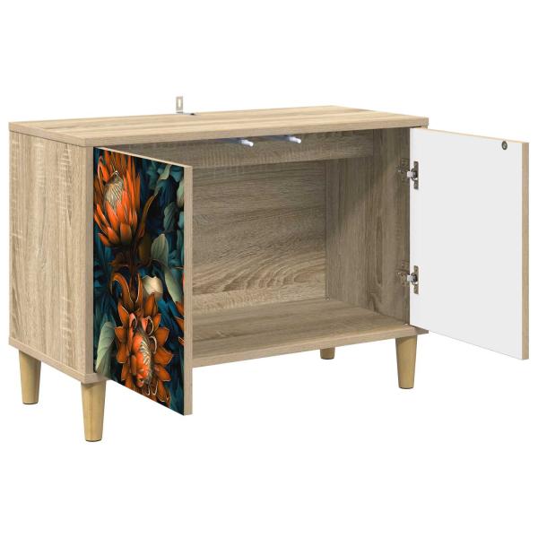 TV-Schrank LOCHEM 69 x 33 x 50 cm Sonoma Holzwerkstoff