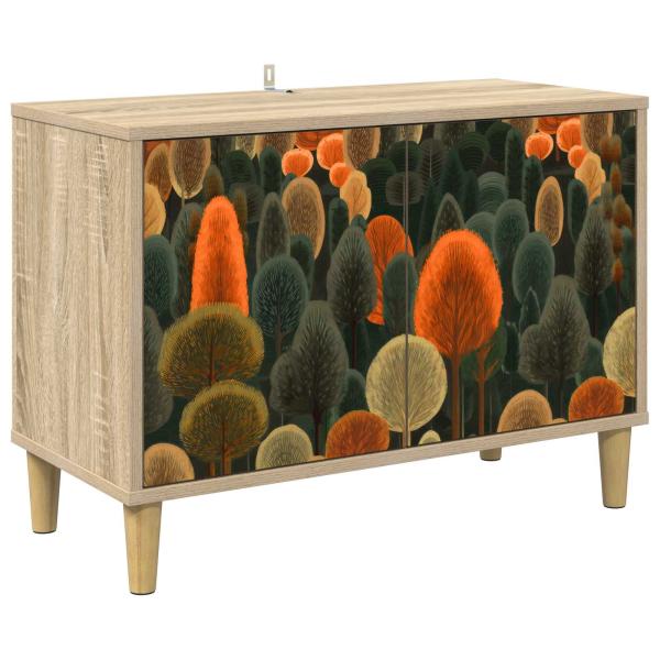 TV-Schrank ZAANDAM 69 x 33 x 50 cm Sonoma Holzwerkstoff