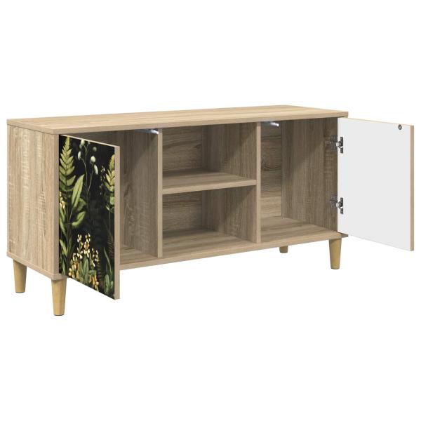 TV-Schrank RHENEN 102 x 33 x 50 cm Sonoma Holzwerkstoff