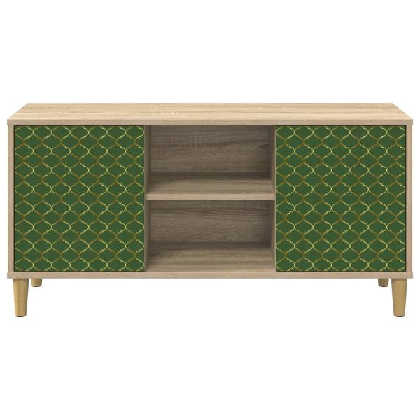 TV-Schrank GELEEN 102 x 33 x 50 cm Sonoma Holzwerkstoff