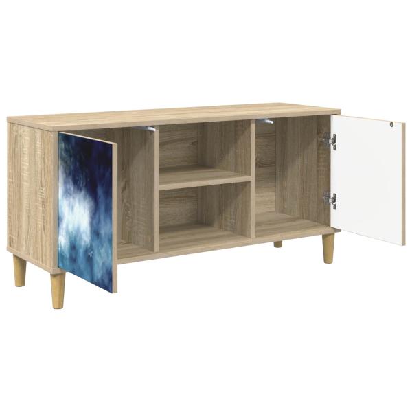 TV-Schrank RAALTE 102 x 33 x 50 cm Sonoma Holzwerkstoff