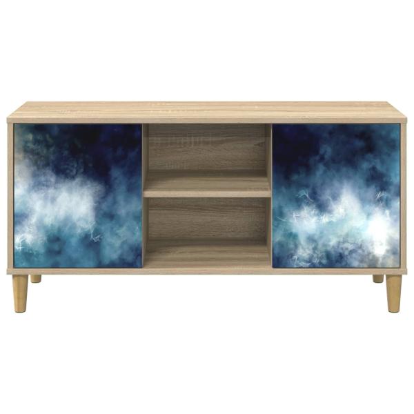 TV-Schrank RAALTE 102 x 33 x 50 cm Sonoma Holzwerkstoff