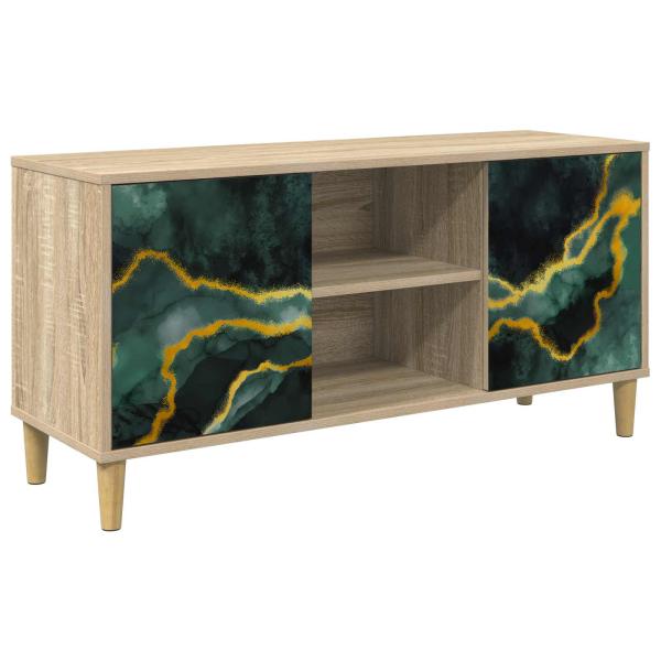 TV-Schrank WIJHE 102 x 33 x 50 cm Sonoma Holzwerkstoff