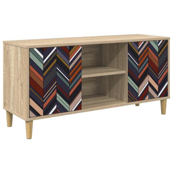 TV-Schrank OMMEN 102 x 33 x 50 cm Sonoma Holzwerkstoff
