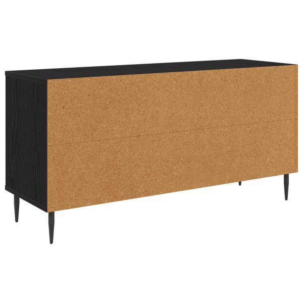 TV-Schrank GENNEP 102 x 33 x 51 cm Schwarz Eichen-Optik