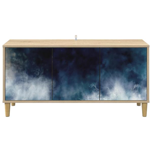 TV-Schrank RAALTE 102 x 33 x 50 cm Sonoma Holzwerkstoff