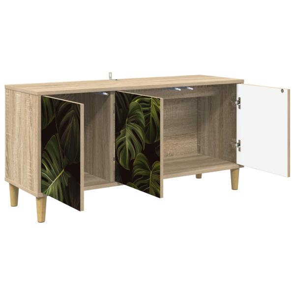 TV-Schrank ELBURG 102 x 33 x 50 cm Sonoma Holzwerkstoff