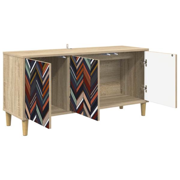TV-Schrank OMMEN 102 x 33 x 50 cm Sonoma Holzwerkstoff