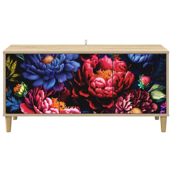 TV-Schrank KIEL 102 x 33 x 50 cm Sonoma Holzwerkstoff