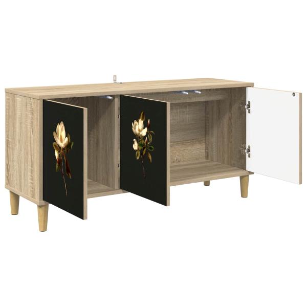 TV-Schrank BREMEN 102 x 33 x 50 cm Sonoma Holzwerkstoff