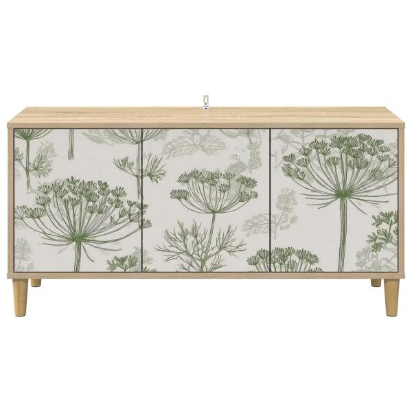 TV-Schrank GOTHA 102 x 33 x 50 cm Sonoma Holzwerkstoff