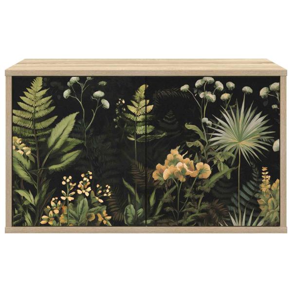 Wandmontierter TV-Schrank RHENEN 69 x 33 x 40 cm Sonoma-Eiche