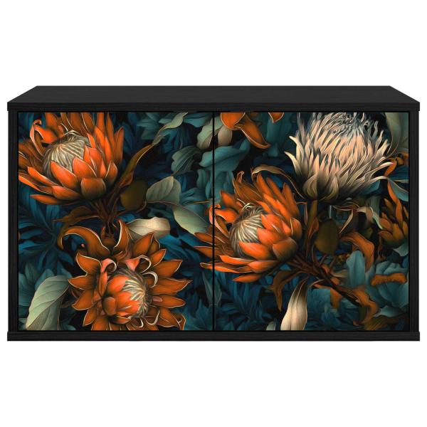 Wandmontierter TV-Schrank LOCHEM 69 x 33 x 40 cm Holzwerkstoff