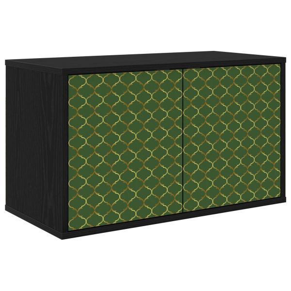 ARDEBO.de - Wandmontierter TV-Schrank GELEEN 69 x 33 x 40 cm Holzwerkstoff
