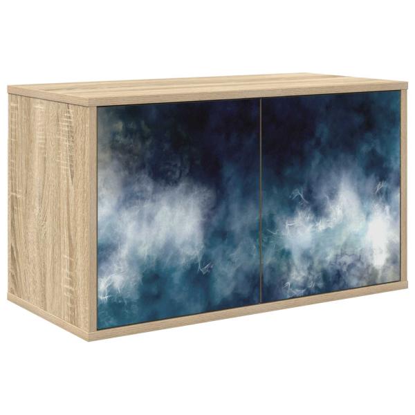 Wandmontierter TV-Schrank RAALTE 69 x 33 x 40 cm Sonoma-Eiche