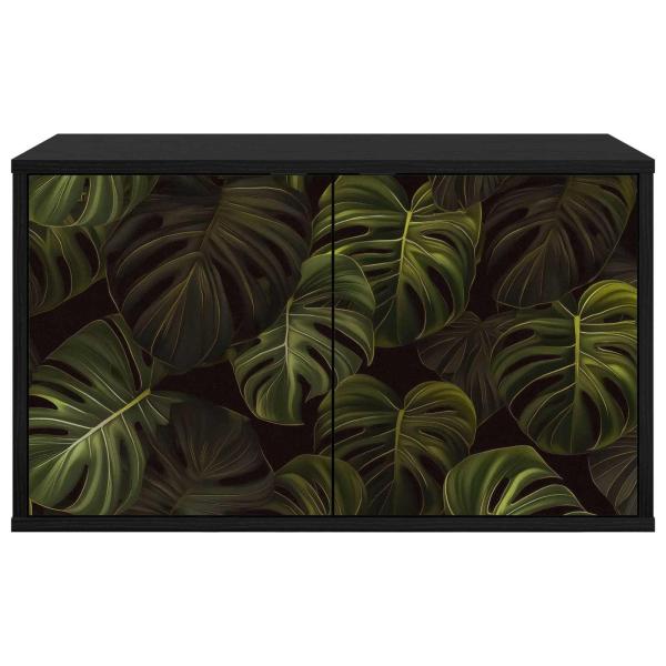 Wandmontierter TV-Schrank ELBURG 69 x 33 x 40 cm Holzwerkstoff