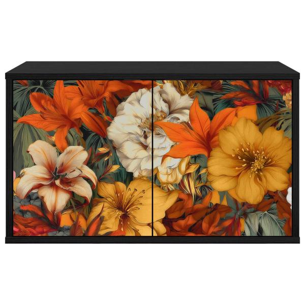 Wandmontierter TV-Schrank GENNEP 69 x 33 x 40 cm Holzwerkstoff