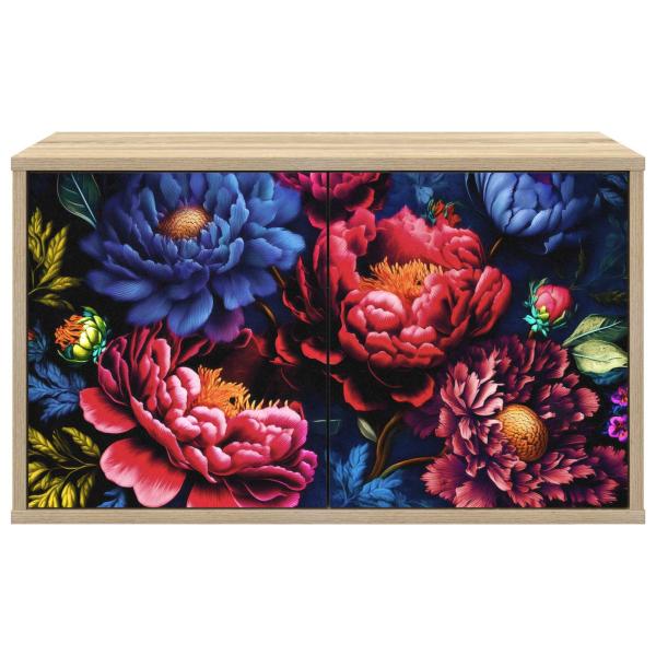 Wandmontierter TV-Schrank KIEL 69 x 33 x 40 cm Sonoma-Eiche