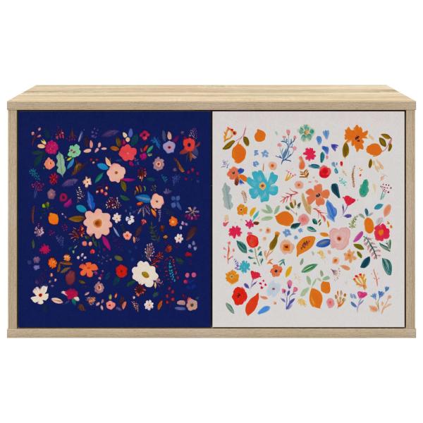 Wandmontierter TV-Schrank MAINZ 69 x 33 x 40 cm Sonoma-Eiche