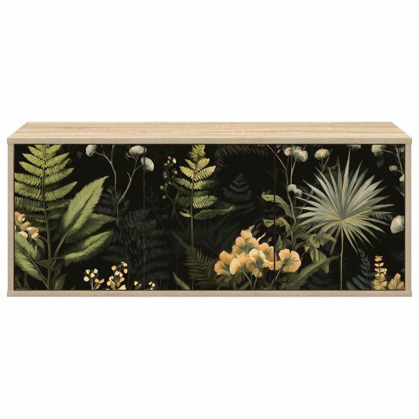Wandmontierter TV-Schrank RHENEN 102 x 33 x 40 cm Sonoma-Eiche