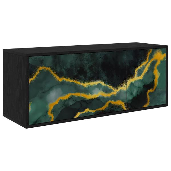 Wandmontierter TV-Schrank WIJHE 102 x 33 x 40 cm Holzwerkstoff