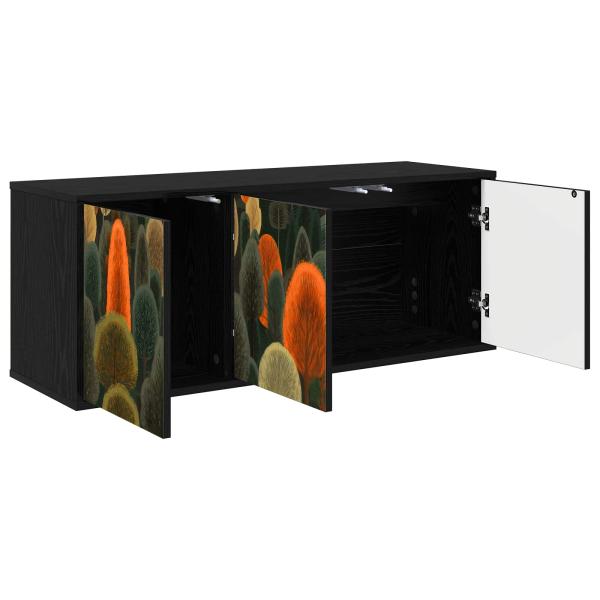 Wandmontierter TV-Schrank ZAANDAM 102 x 33 x 40 cm