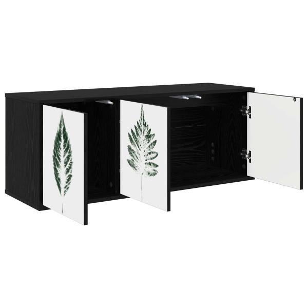 Wandmontierter TV-Schrank HANAU 102 x 33 x 40 cm Holzwerkstoff