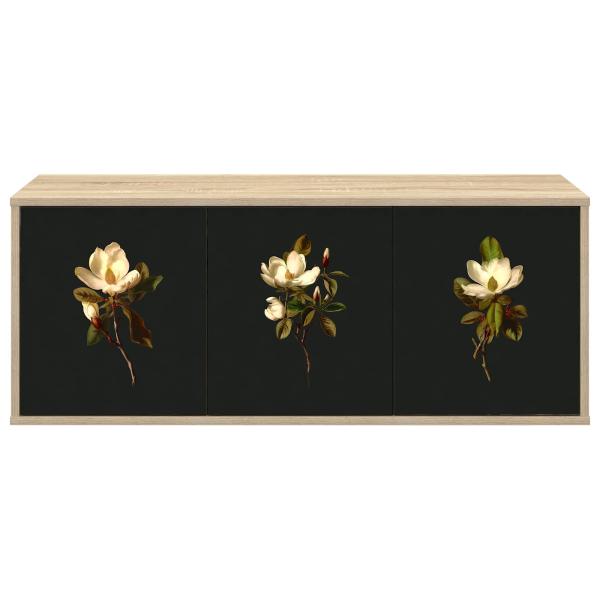 Wandmontierter TV-Schrank BREMEN 102 x 33 x 40 cm Sonoma-Eiche
